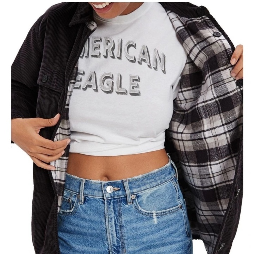 AE woman’s reversible Shacket